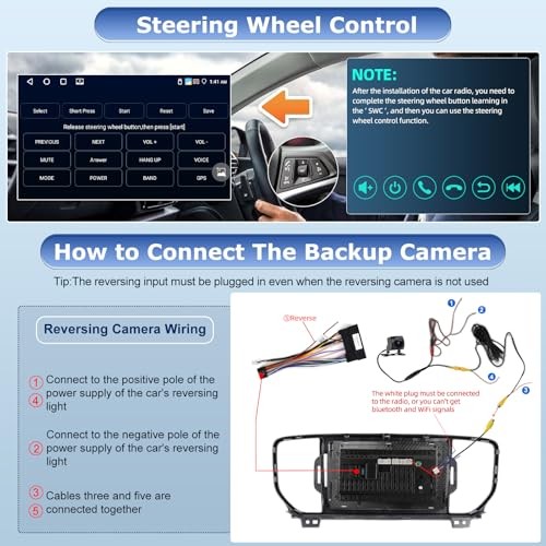 4G+64G 9 Inch Radio for Kia Sportage 2016 – Android Touch Screen
