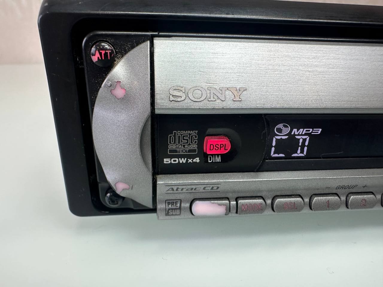 Sony CDX-R3350 Car CD/MP3 Player Detachable Face 50W x4 Tested Working