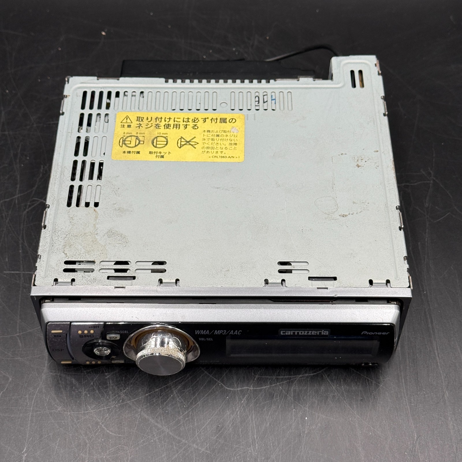 Pioneer Carrozzeria DEH-P710 CD Receiver Car Stereo No Wiring Harness Tested JPN