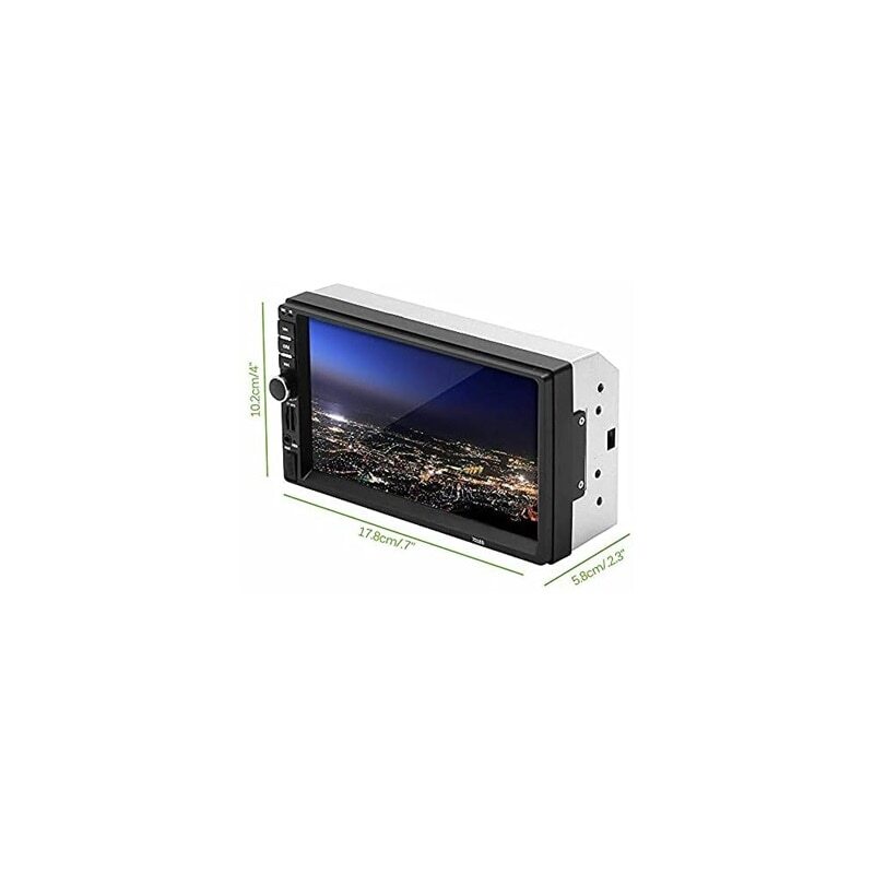2 Din Car Radio 7″ HD Touch Screen Audio Stereo Video MP5 Multimedia Player