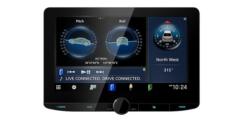 Kenwood DMX1038S 10.1 inch Touchscreen Digital Multimedia Receiver Apple Carplay