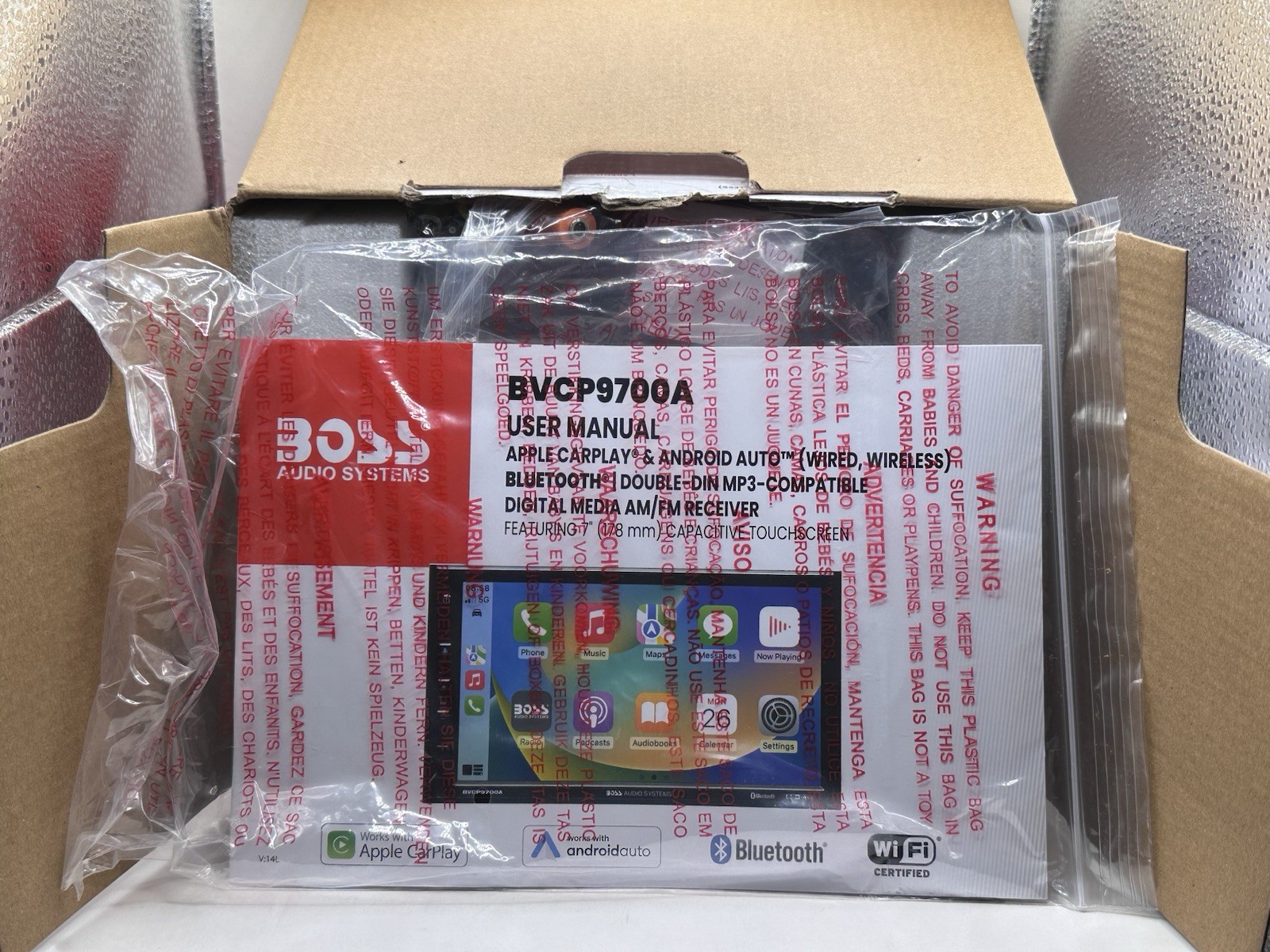 Car Audio Systems BOSS (BVCP9700A) 7 inch Touchscreen CarPlay/Android