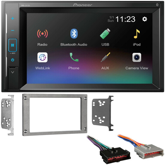 1987-1993 Ford Mustang Double DIN Car Stereo Package | Pioneer