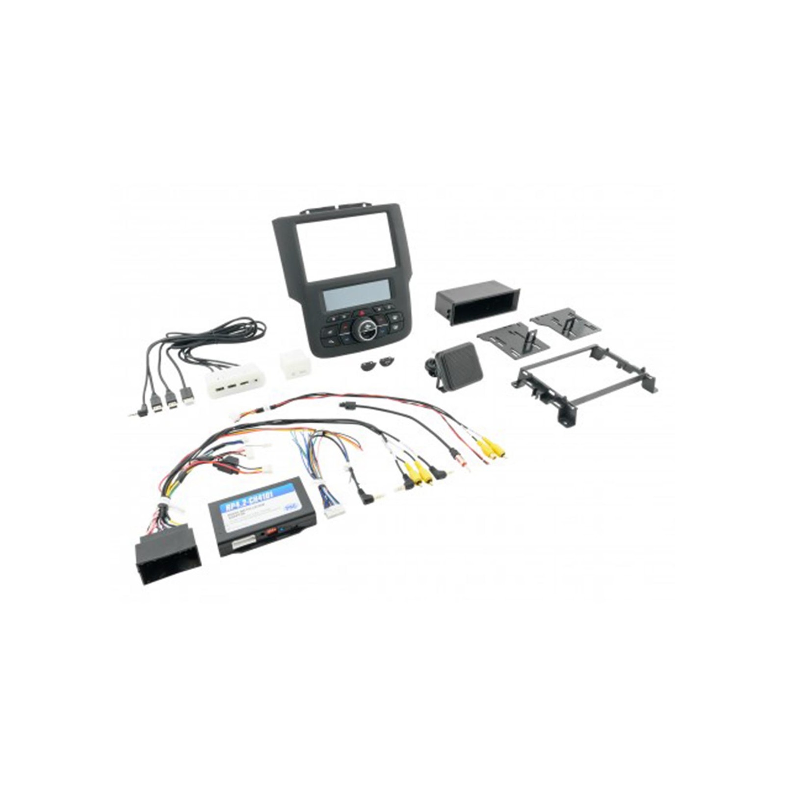 Alpine iLX-W670-S 7-Inch Receiver + PAC RPK4-CH4101 2013-19 Ram Truck W/8″ Sc…