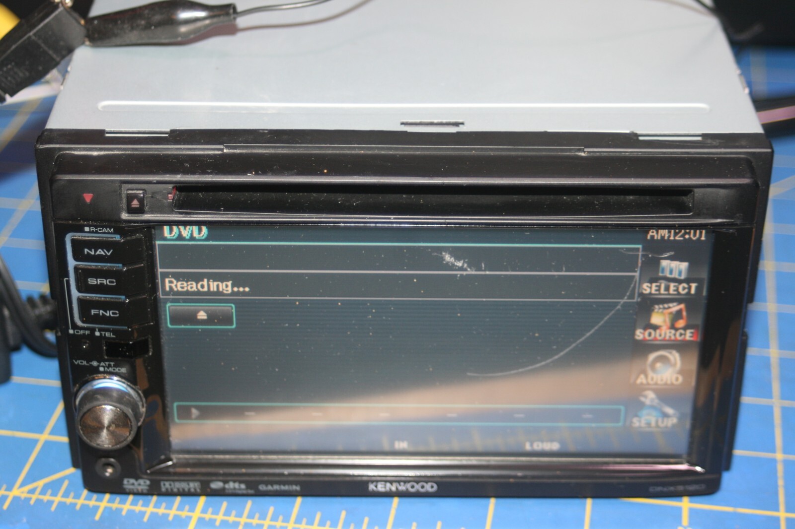 Kenwood DNX5120 Navigation Receiver – Double DIN CD, DVD, XM, Bluetooth