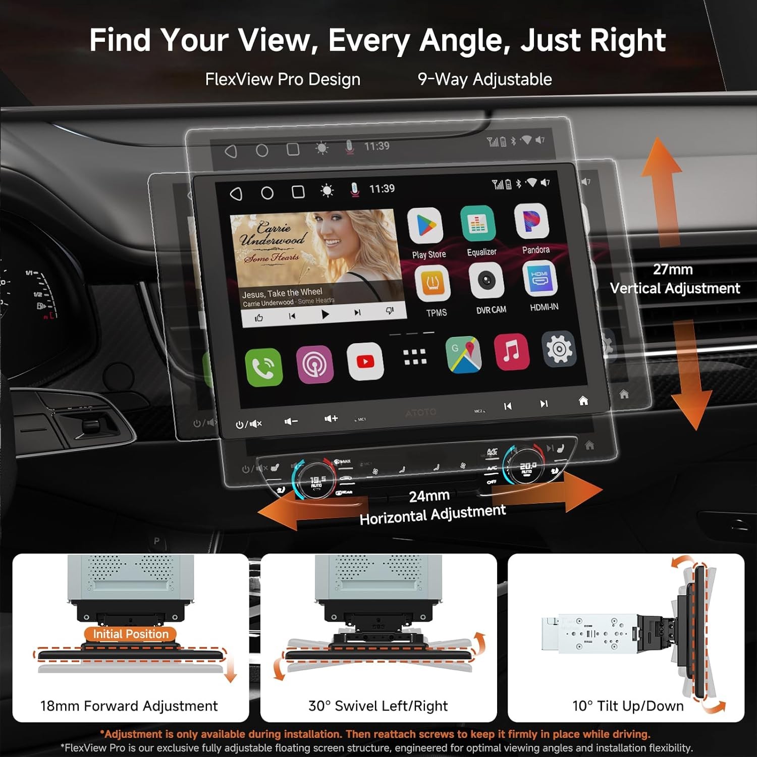 ATOTO 10.1″ S8 Ultra 1& 2Din Android Car Stereo 6+128G Wireless CarPlay ChatGPT