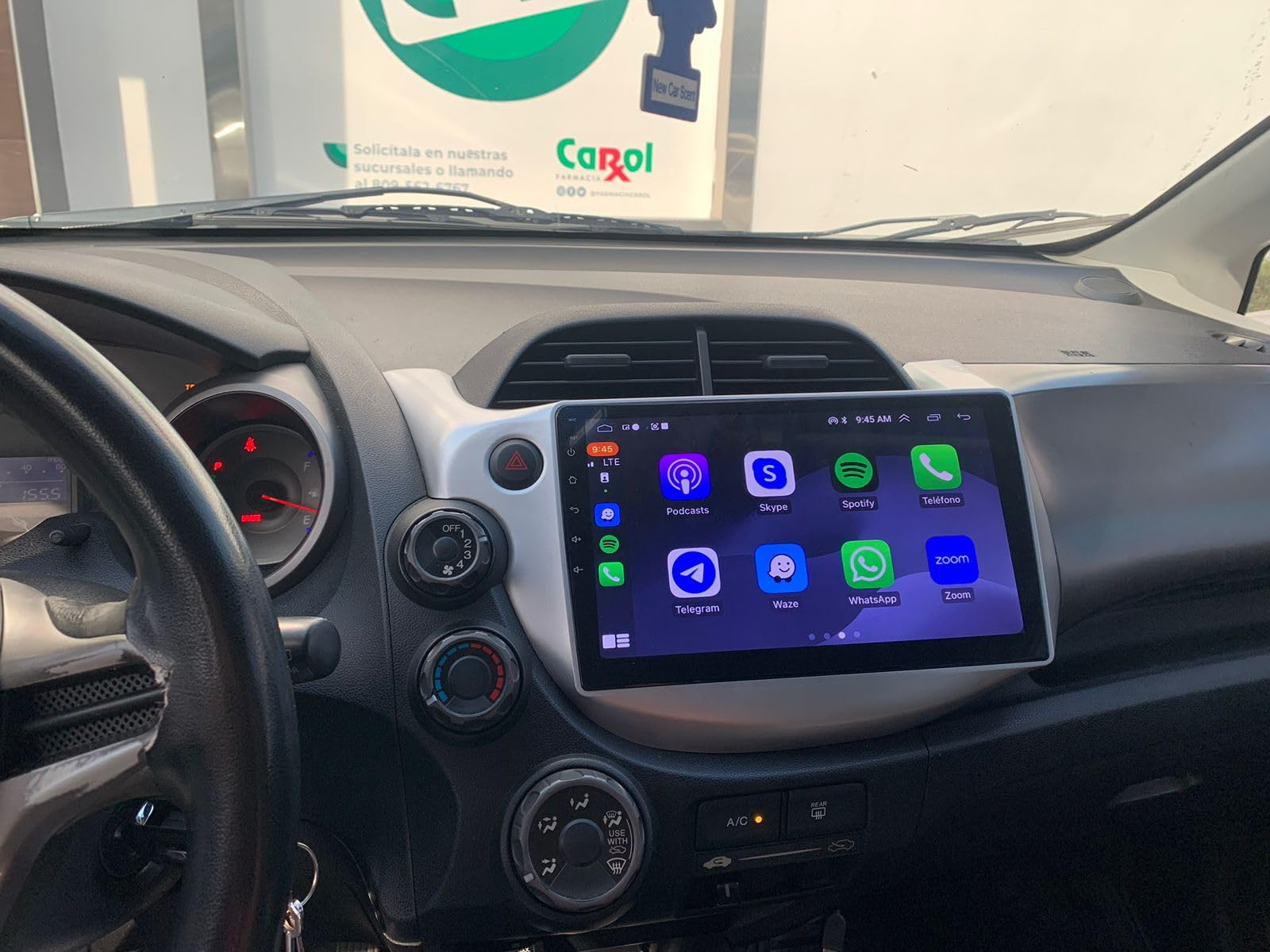 Carplay For 2009-2013 Honda Fit Radio 2+32G 10in Stereo Apple Carplay BT WiFi