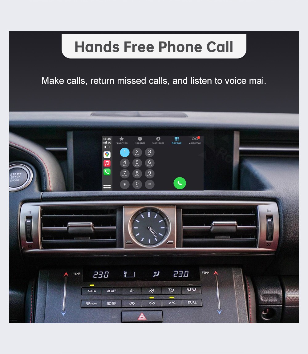 Wireless Carplay Android Auto Module For Lexus IS 2014-2020 Mirror Link AirPlay