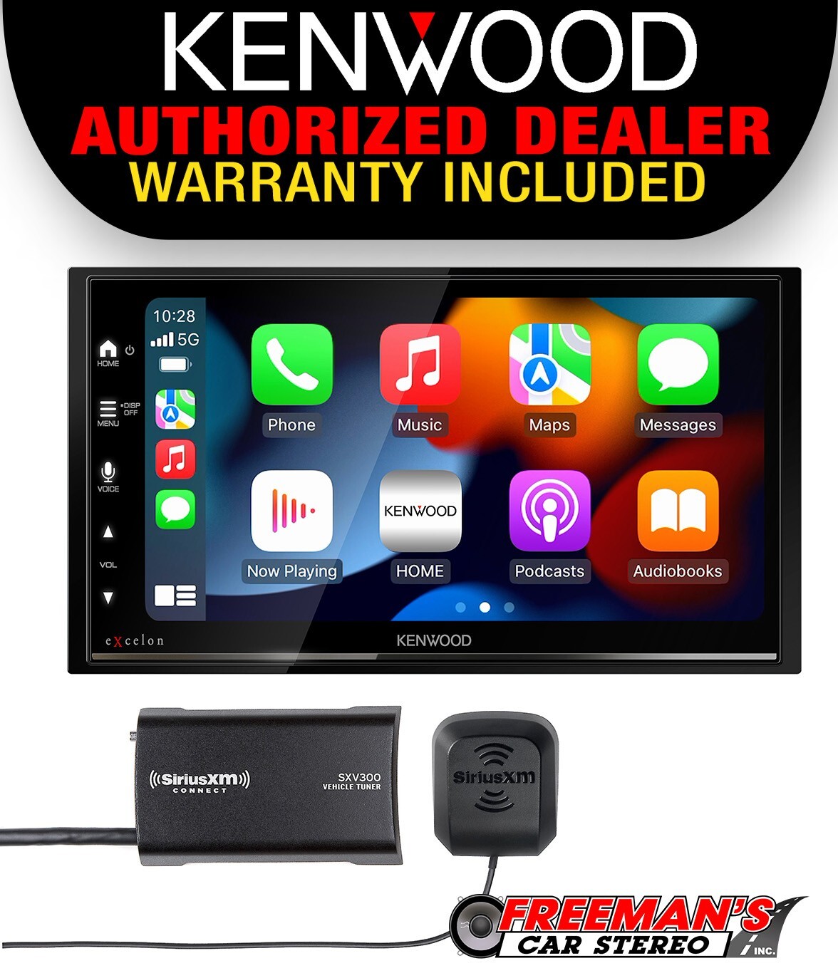 Kenwood DMX809S 6.8″ Digital Multimedia Receiver with SiriusXM Tuner