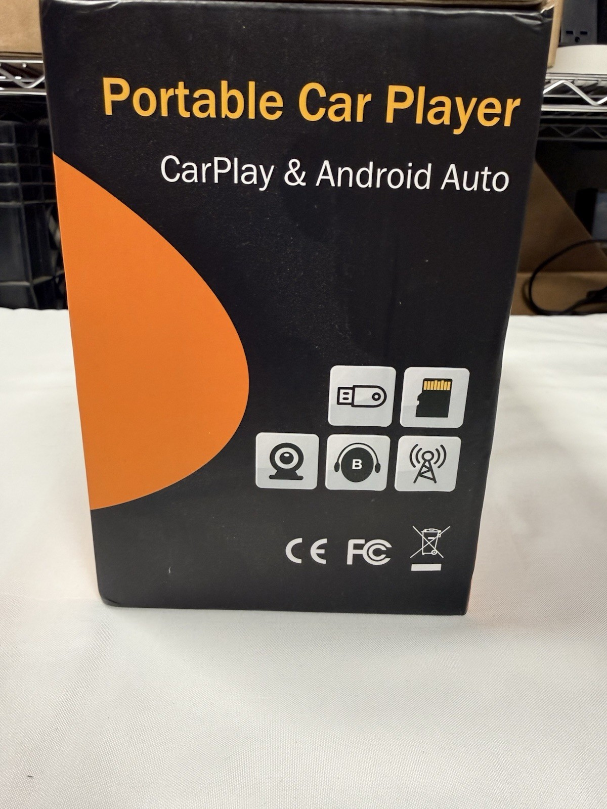 7-in Portable Car Player Wired+Wifi. Touch Screen. Android Or Apple Bluetooth.