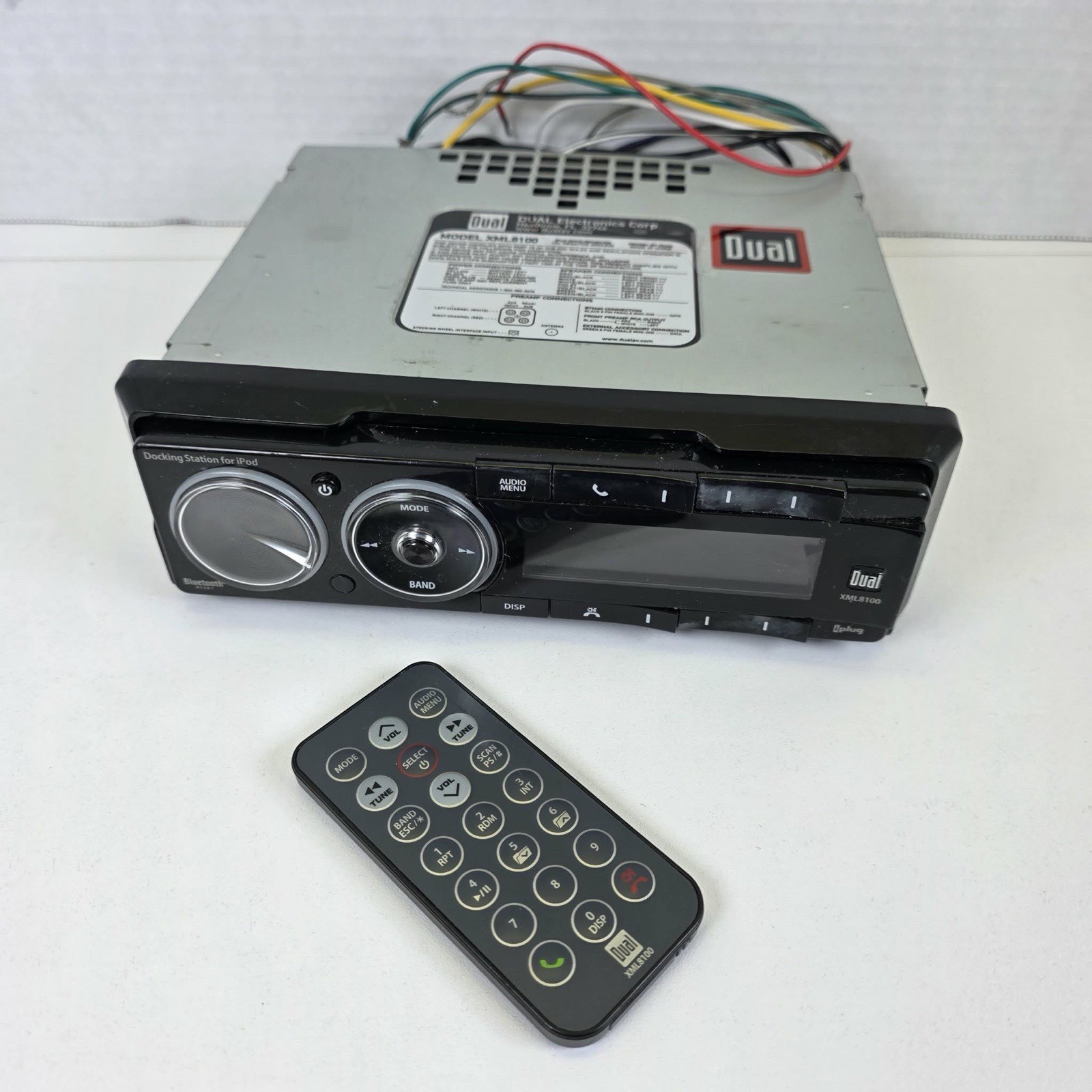 Dual Electronics XML8100 Mechless Car Stereo Receiver with Remote
