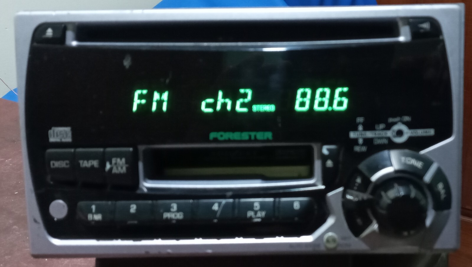 Clarion ADDZEST SUBARU FORESTER Cassette CD Radio old school rare classic JDM