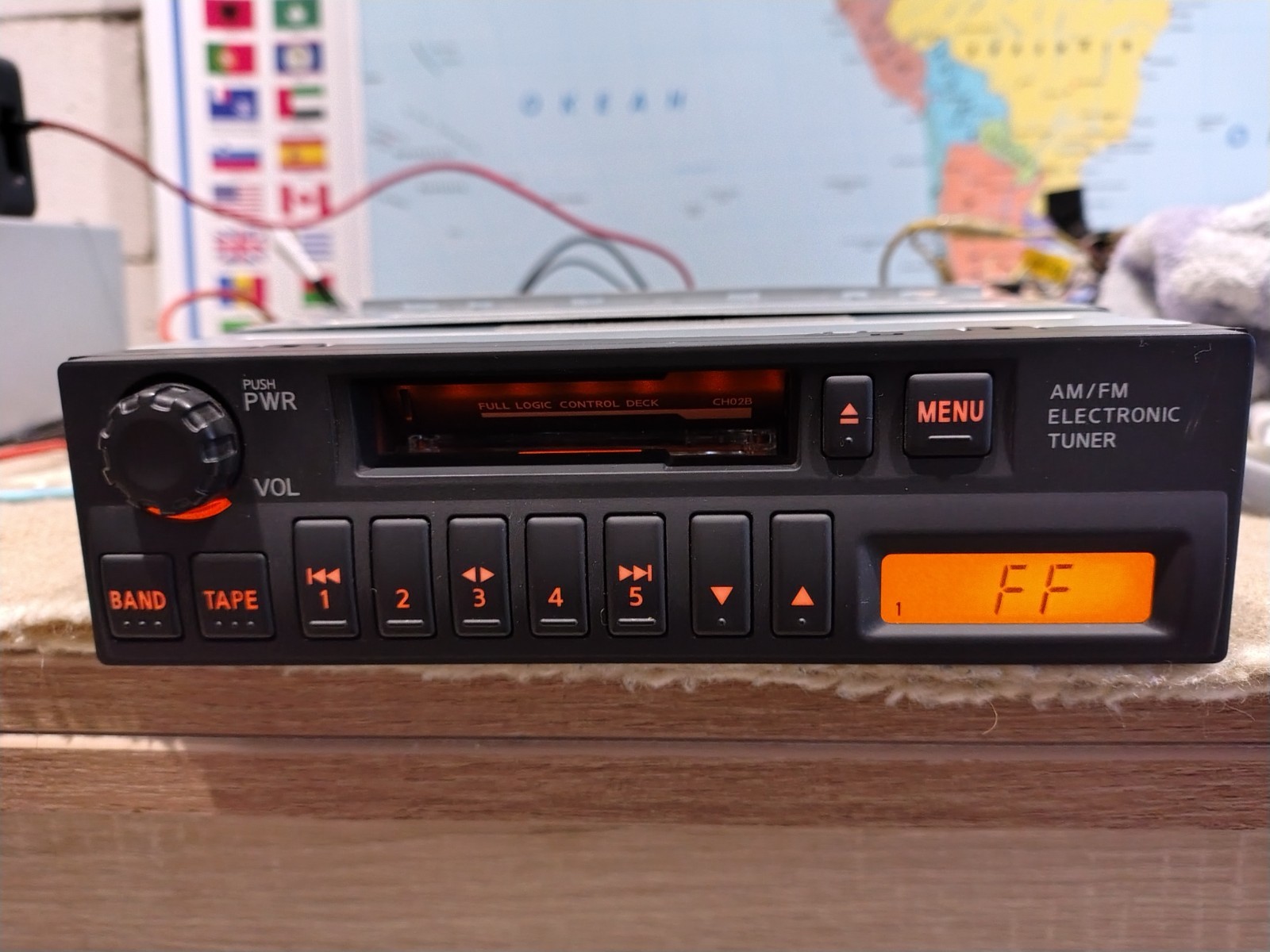 OEM Nissan Clarion PN-1757L Cassette Player In Dash Receiver Fully Working Great