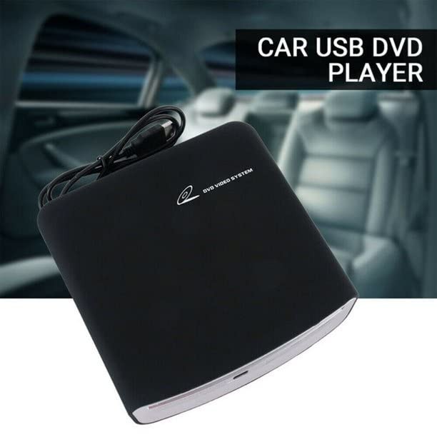 Car External Universal CD Player USB Slot-Load Blue
