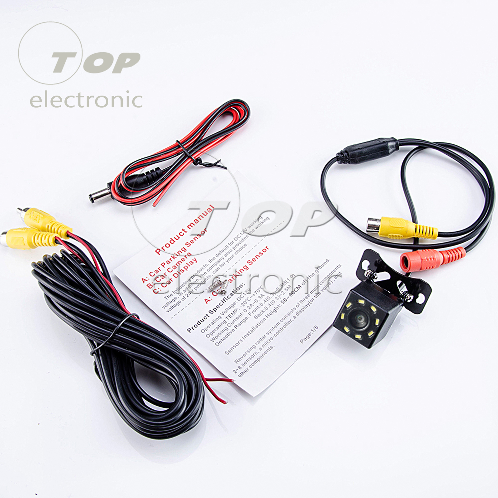 7 Double 7018B 2 DIN Car Radio MP5 Player Touch Screen Bluetooth + Rear Camera