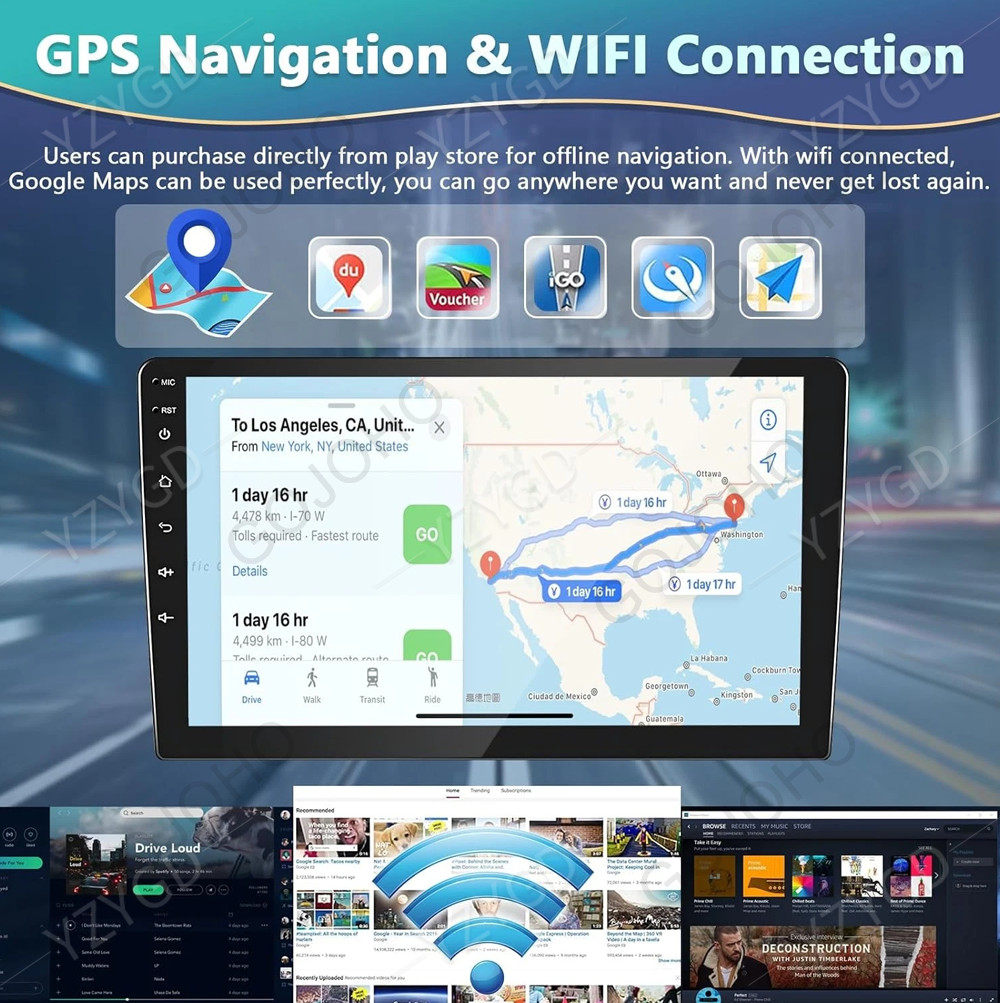 7″Android15 For Jeep Patriot 2009-2011 Car Radio Stereo Carplay GPS Navi Screen
