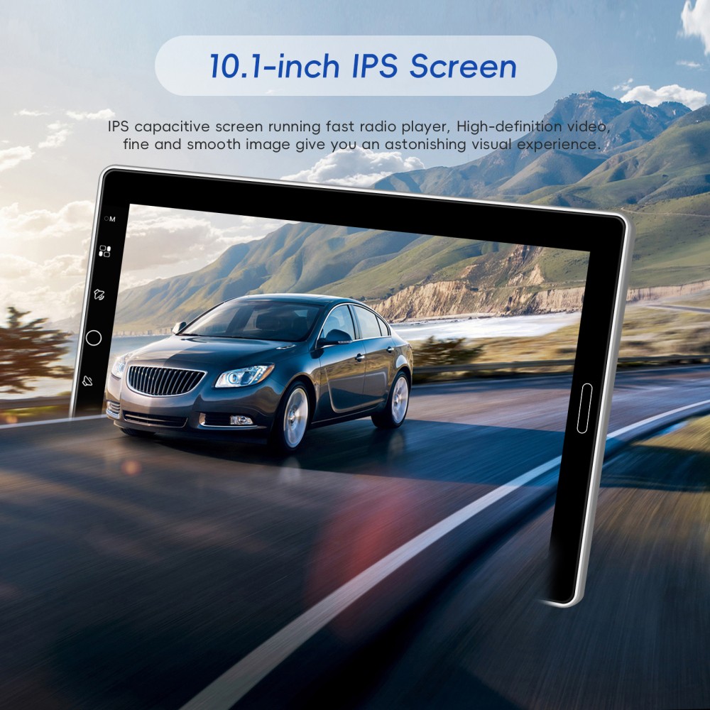 10.1″ Car Stereo Radio Single 1Din Rotatable Touch Screen Bluetooth MP5 Carplay