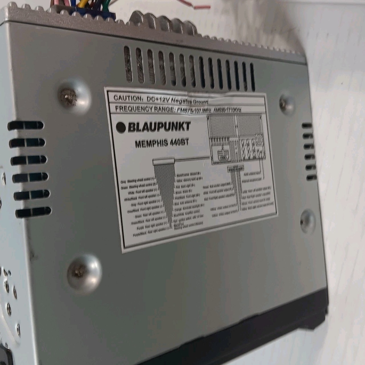 Blaupunkt Memphis 440BT Double DIN DVD/CD Receiver 6.2″ Touch Screen W/ Remote