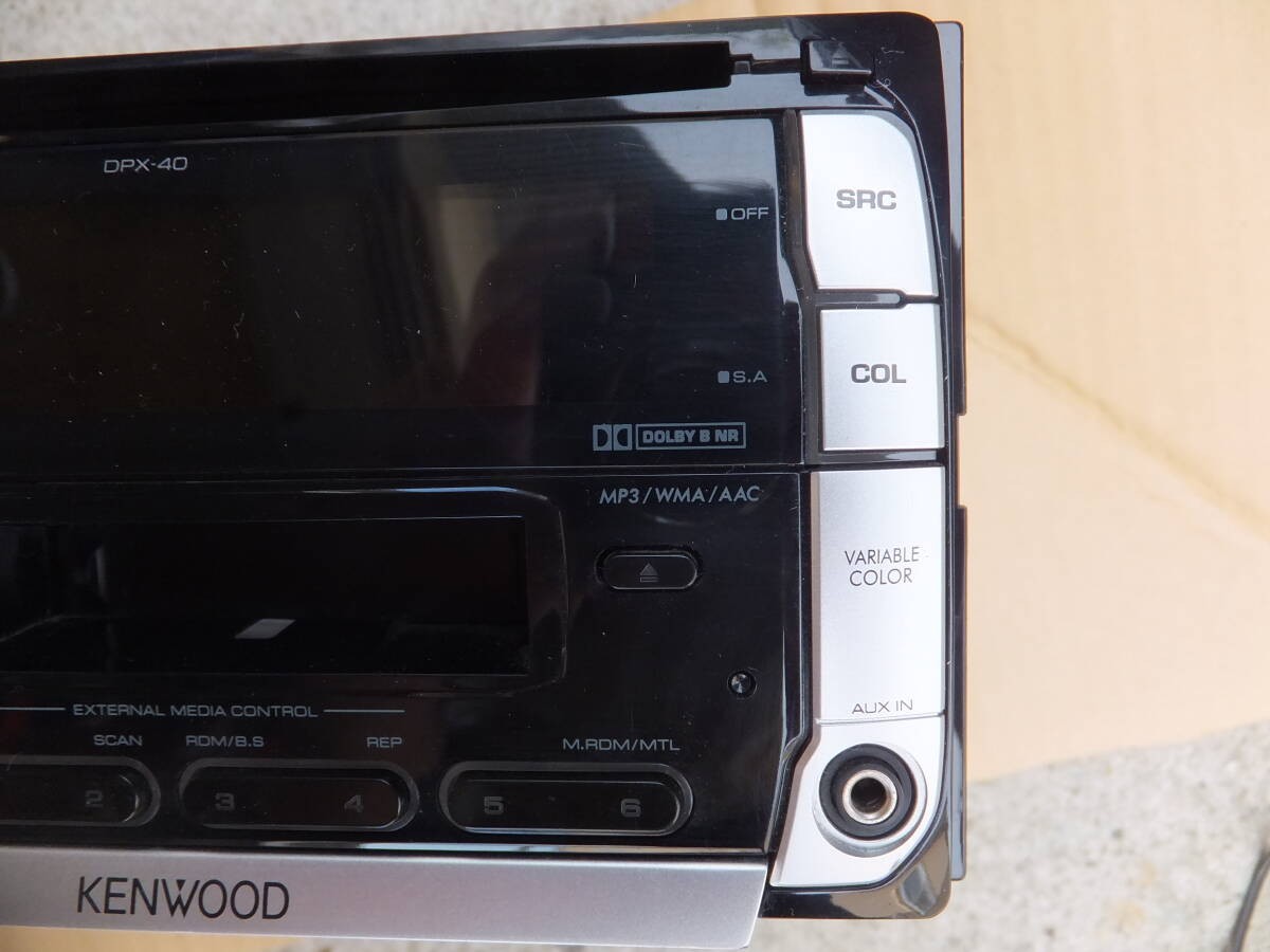 Kenwood DPX40U CD Cassette Equalizer Car Audio Near Mint JAPAN