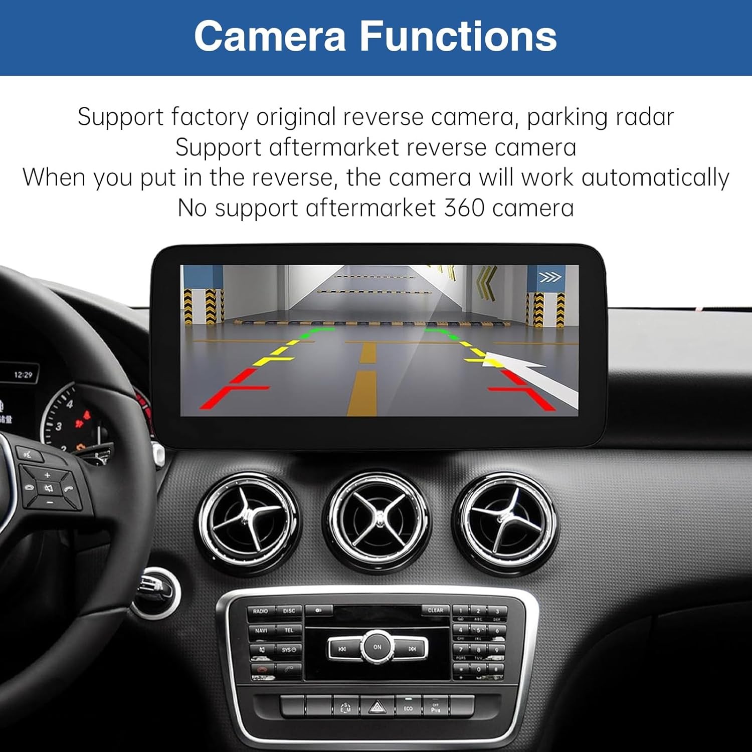 Road Top 12.3″ Ultra-Narrow Touchscreen Wireless CarPlay Android Auto for…