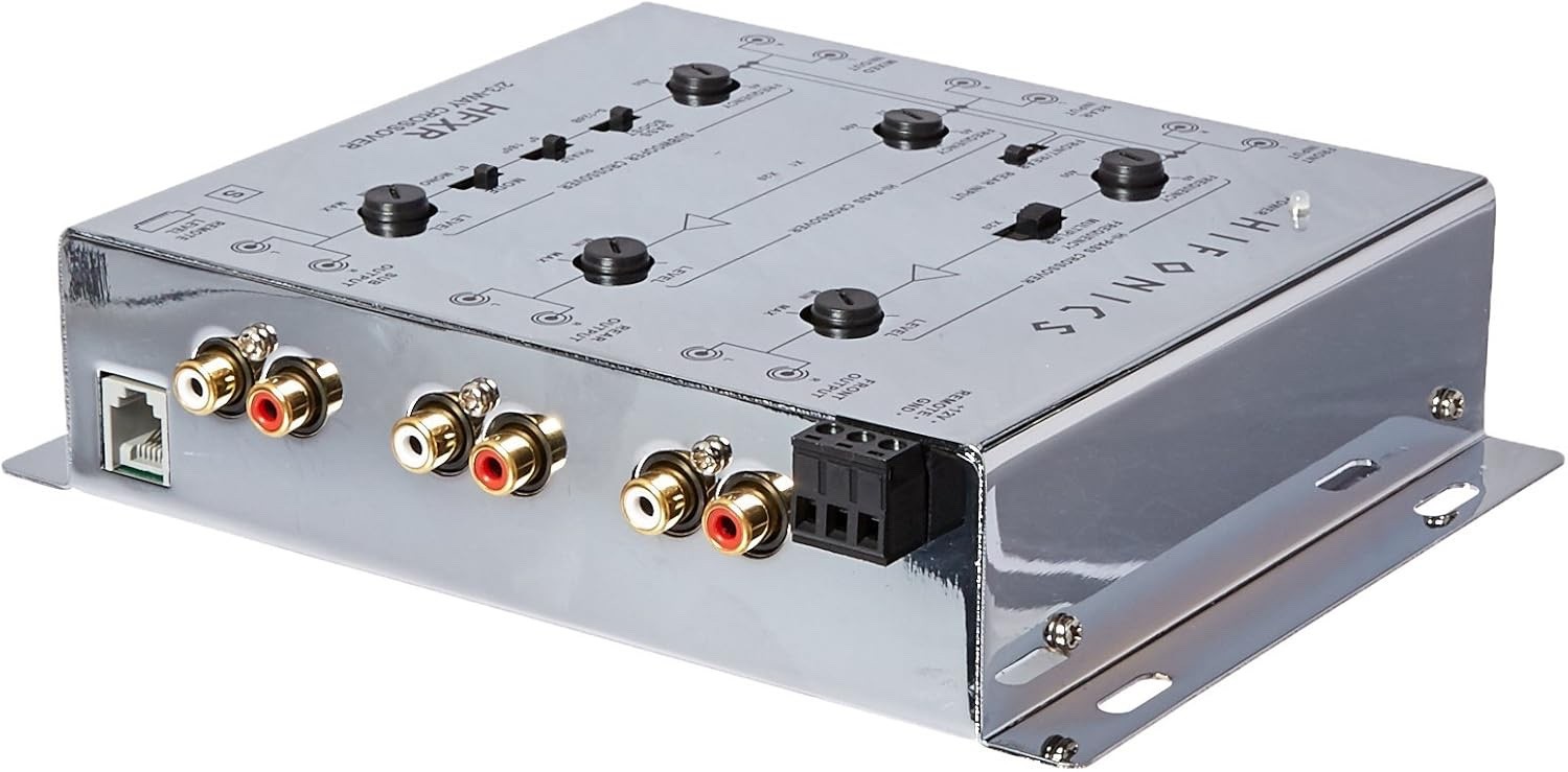 Hifonics HFXR 3-Way Active Crossover With Remote & 8.5 Volt Preamp Output