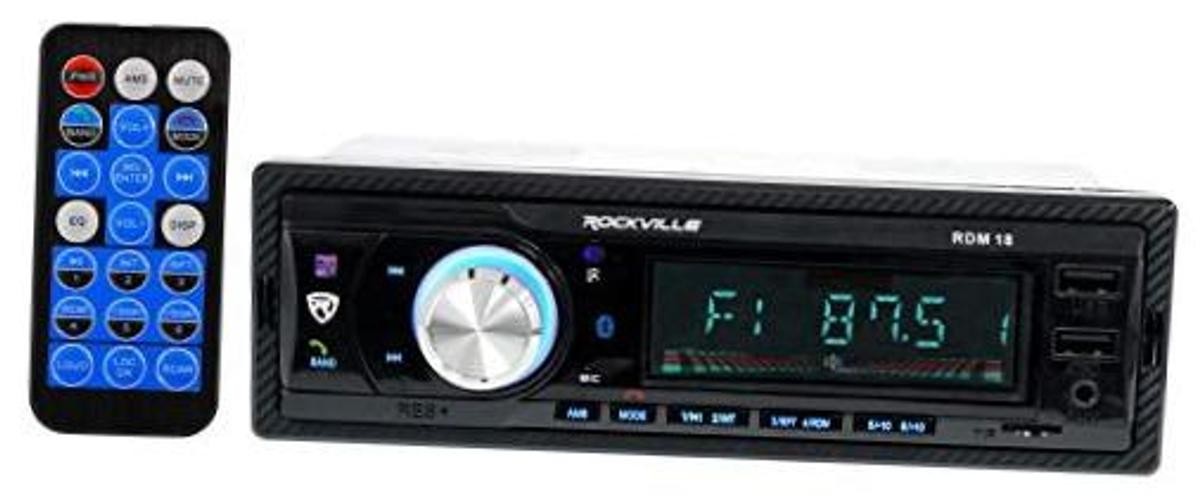 RDM18 V2 In-Dash Digital Media Car Receiver 50W – 4 Channels – Bluetooth