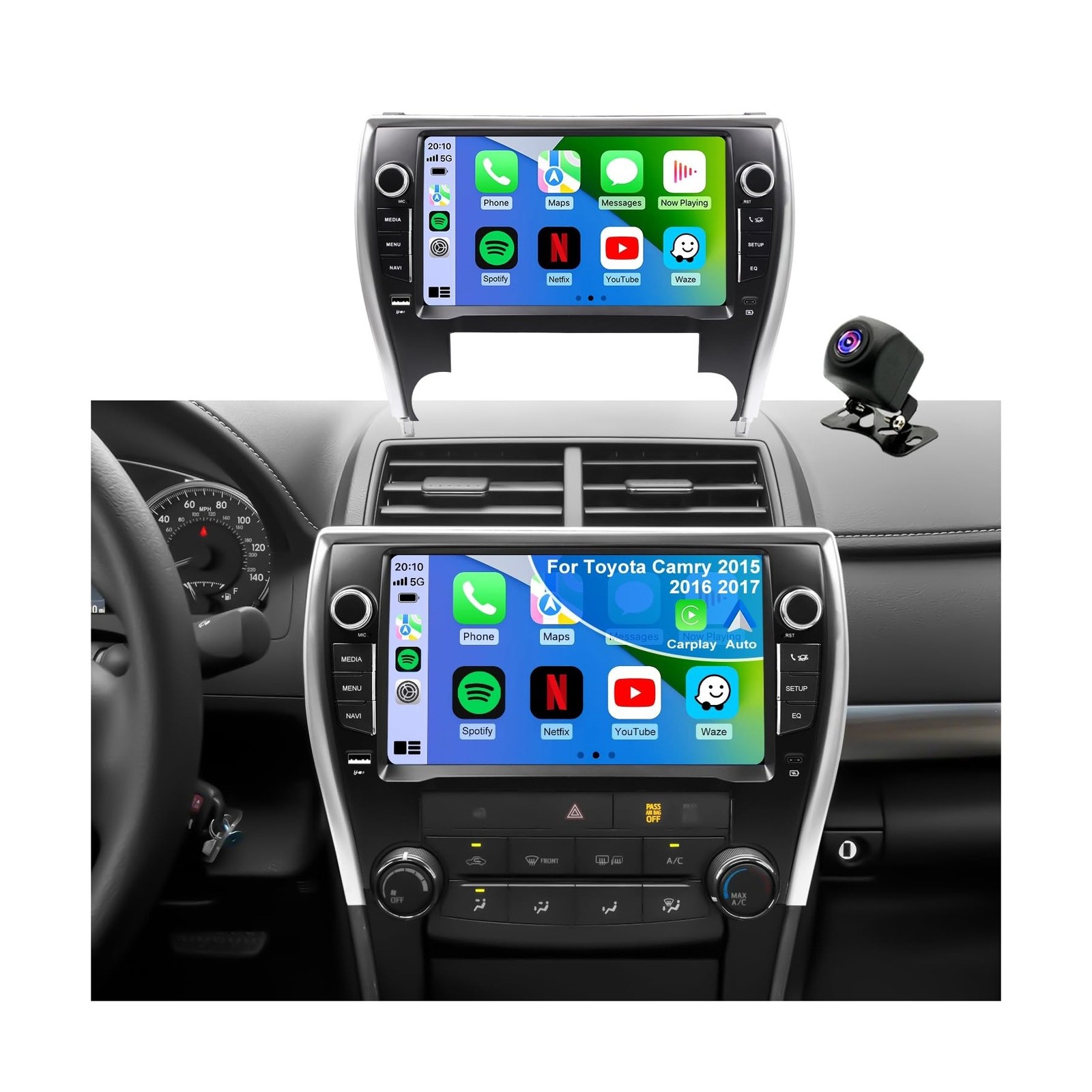 64G Upgrade Car Radio for Toyota Camry 2015 2016 2017, Android 13 Car Stereo,…