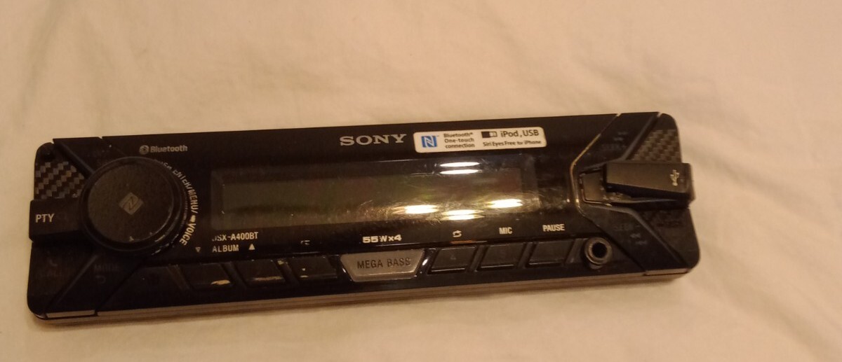 SONY DSX-A400BT FM/AM Digital MEDIA Bluetooth FACEPLATE Only ( Used).