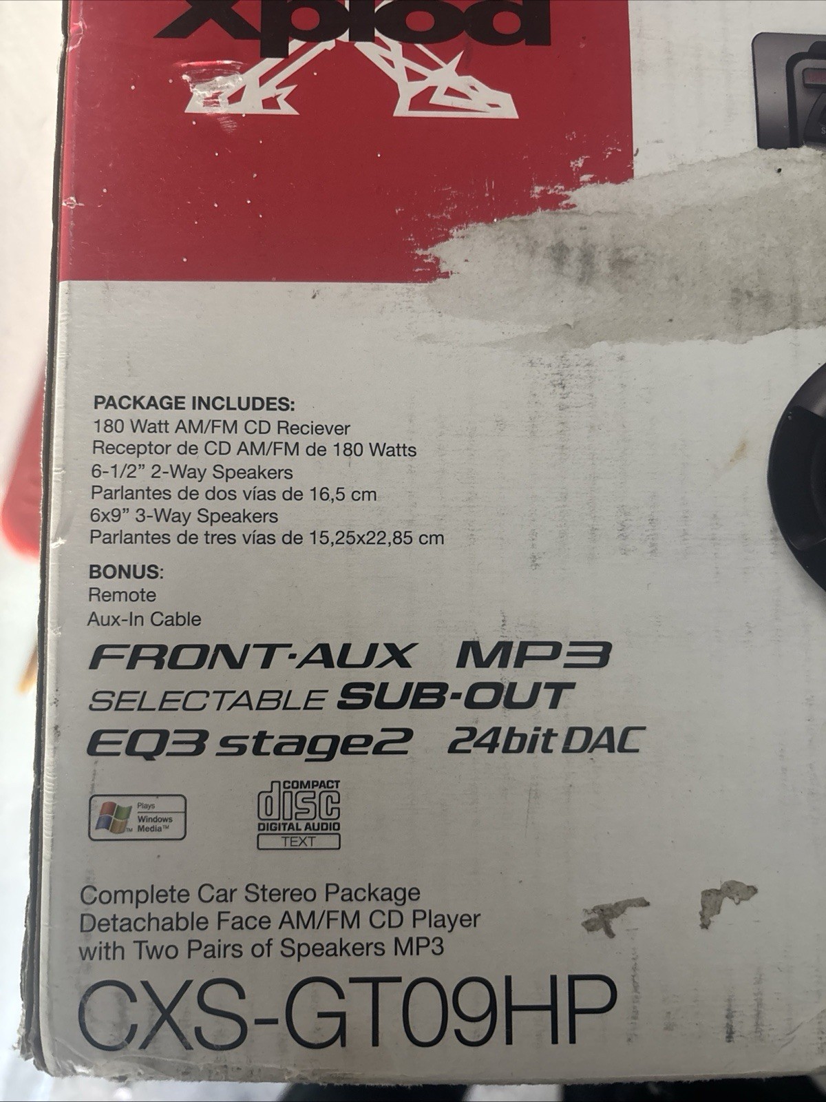 SONY Xplod CXS-GT09HP – 4 Speakers Only 6×9 And 6 1/2” NEW