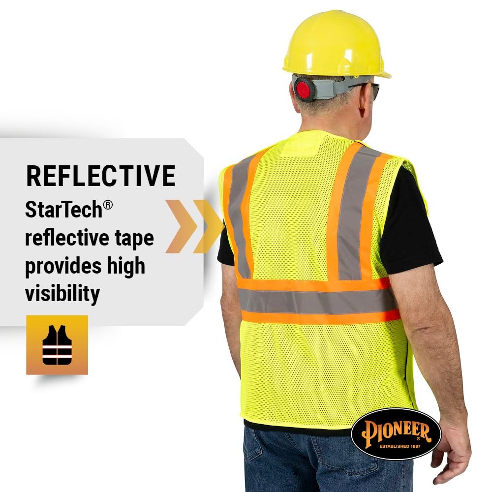 Hi Vis Flame Resistant Vest For Men and Women – Self-Extinguishing FR Mesh – …