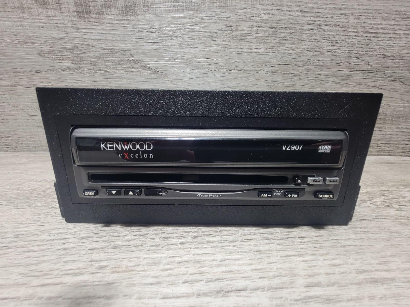 Vintage Kenwood Excelon VZ907 CD Player 1 DIN AM/FM Radio Touch Panel “RARE”