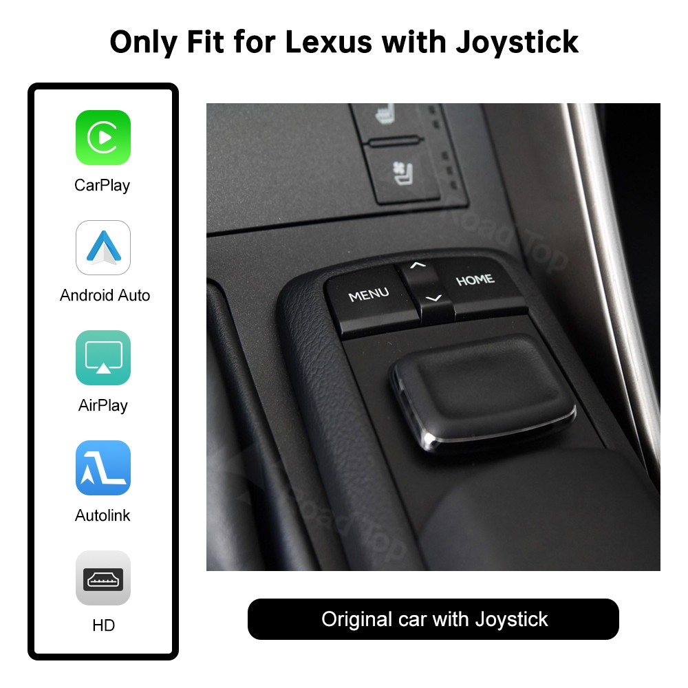 Wireless Carplay Android Auto Module For Lexus IS 2014-2020 Mirror Link AirPlay