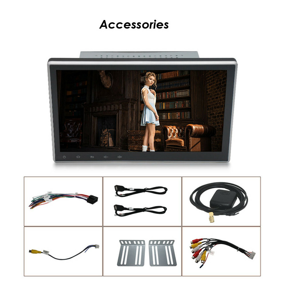 Double 2Din 10.1inch Car Stereo Radio Android 11 GPS Wifi Touch Screen FM Player