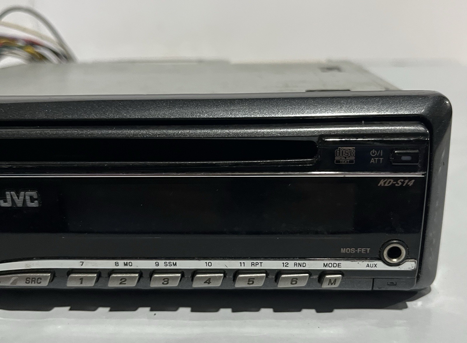 JVC CD Receiver KD-S14 Untested