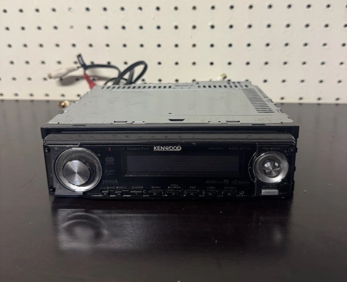 Kenwood KDC-X790 Excelon CD Player Car Stereo Receiver Detachable Face Y2K Retro