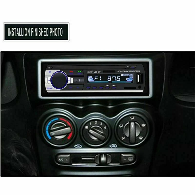 Bluetooth Car Stereo Audio In-Dash FM Aux Input Receiver SD USB MP3 Radio Player
