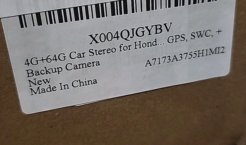 8 Core Car Radio for Honda Accord 2003-2007 10.1 inch HD IPS Touchscreen 4GB+64G