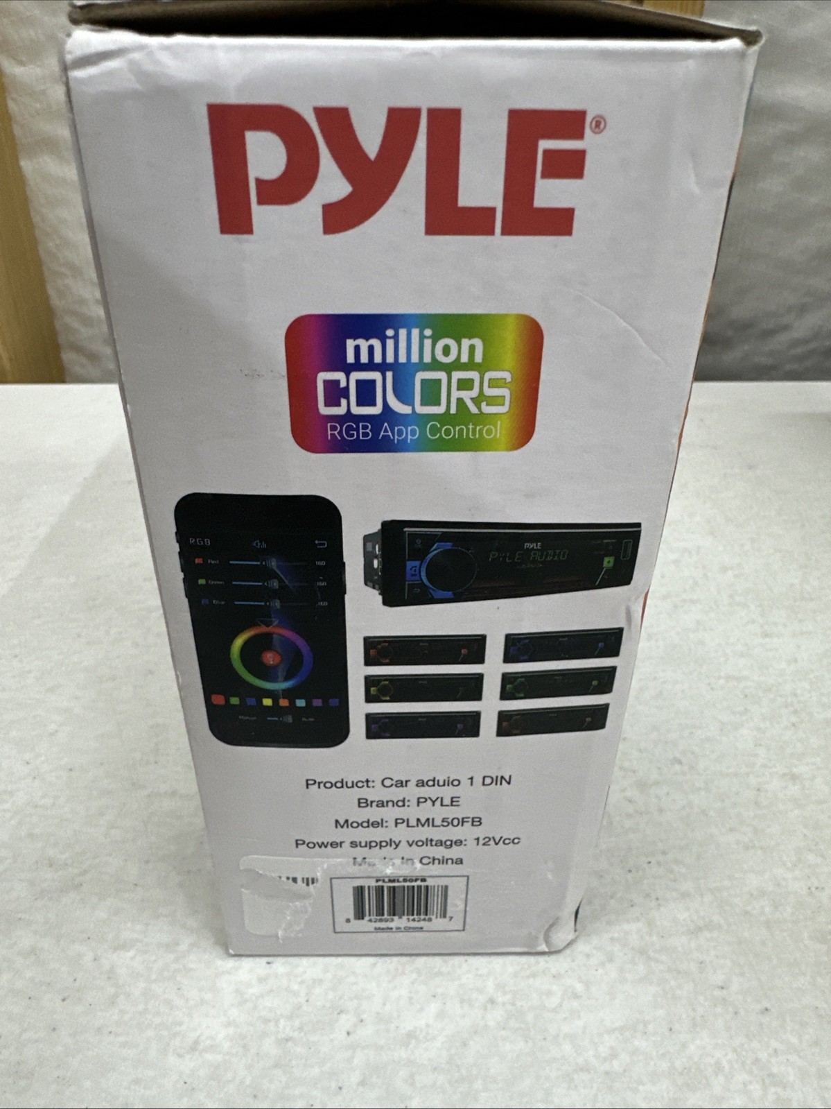 Pyle Bluetooth Stereo Headunit Receiver – In-Dash Black – PLML50FB