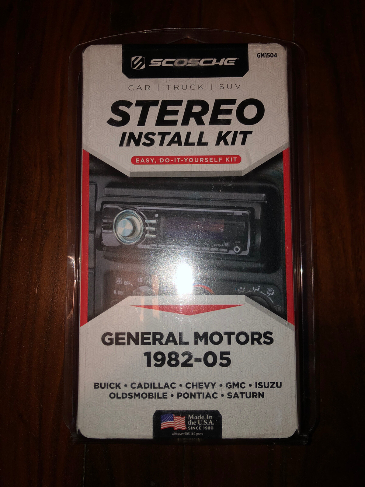SCOSCHE GM1504 General Motors 1982-05 Stereo Install Kit