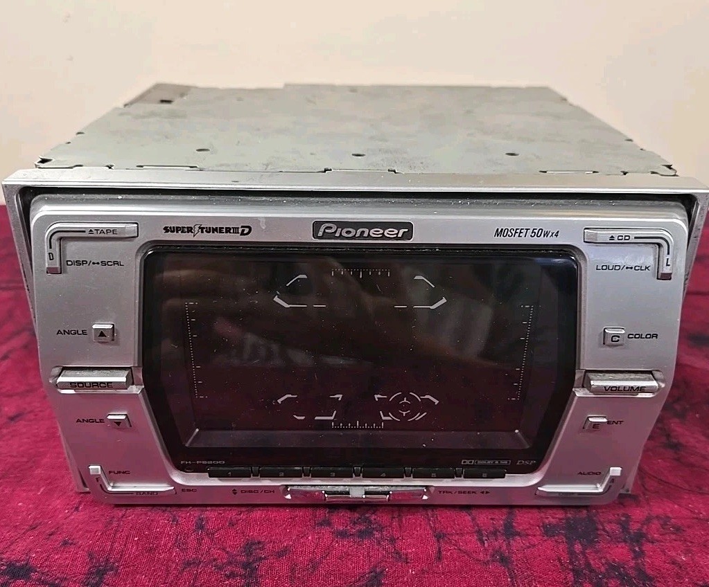 Pioneer Carrozzeria FH-P6200 JDM Car Stereo Radio Cassette Tape CD Player 50W x4