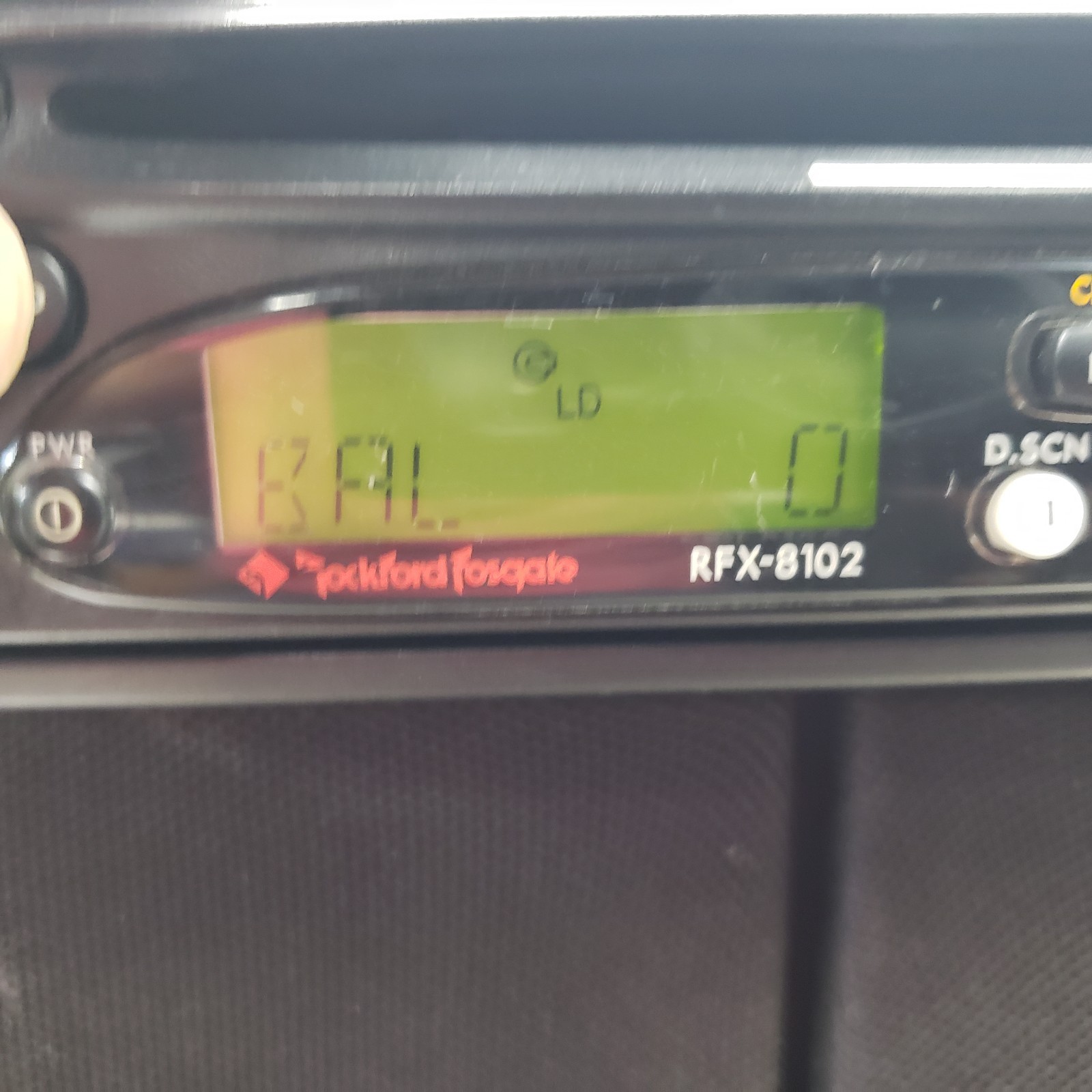 Old School Rockford Fosgate RFX-8102 AM/FM CD Player Detachable Face Car Stereo