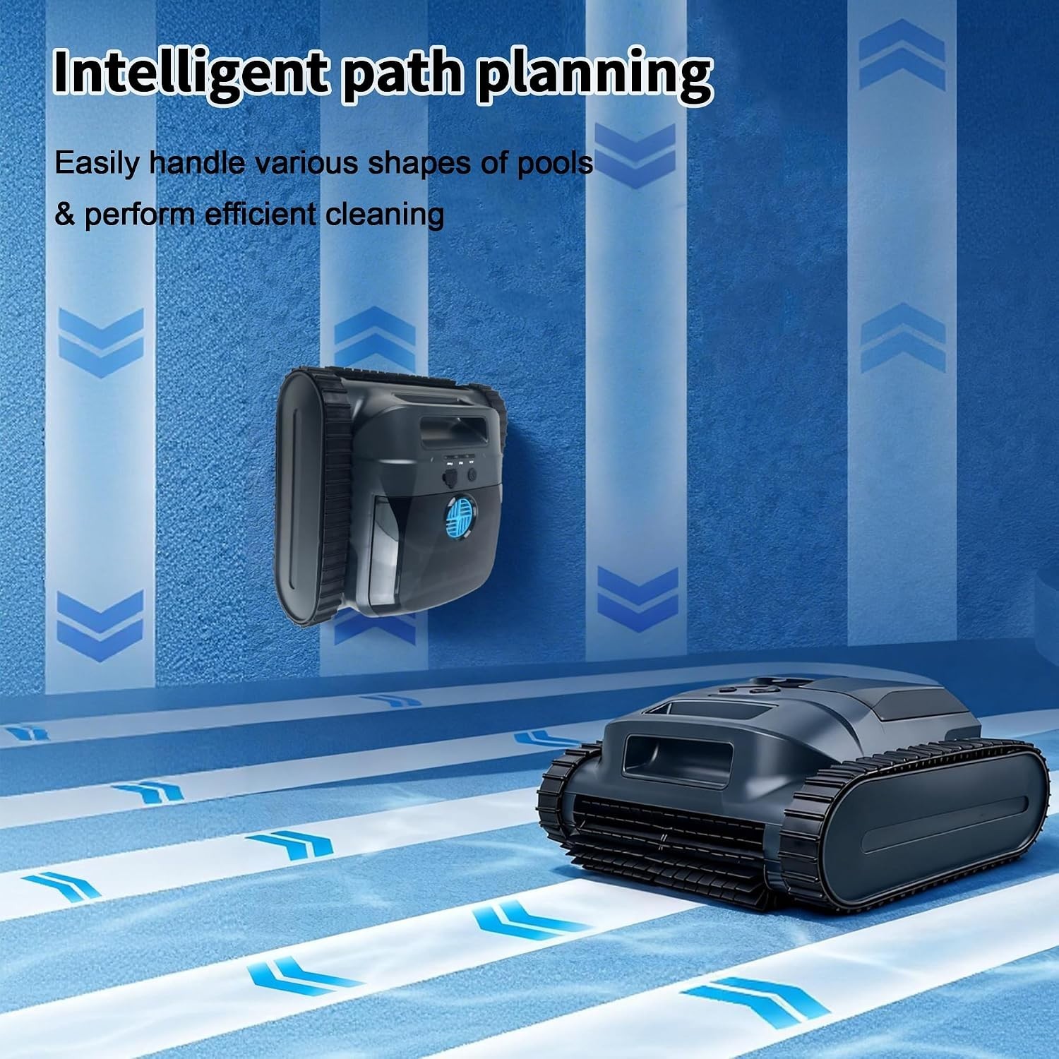 Czybyte Cordless Robotic Pool Cleaner, App Control, 100min Runtime
