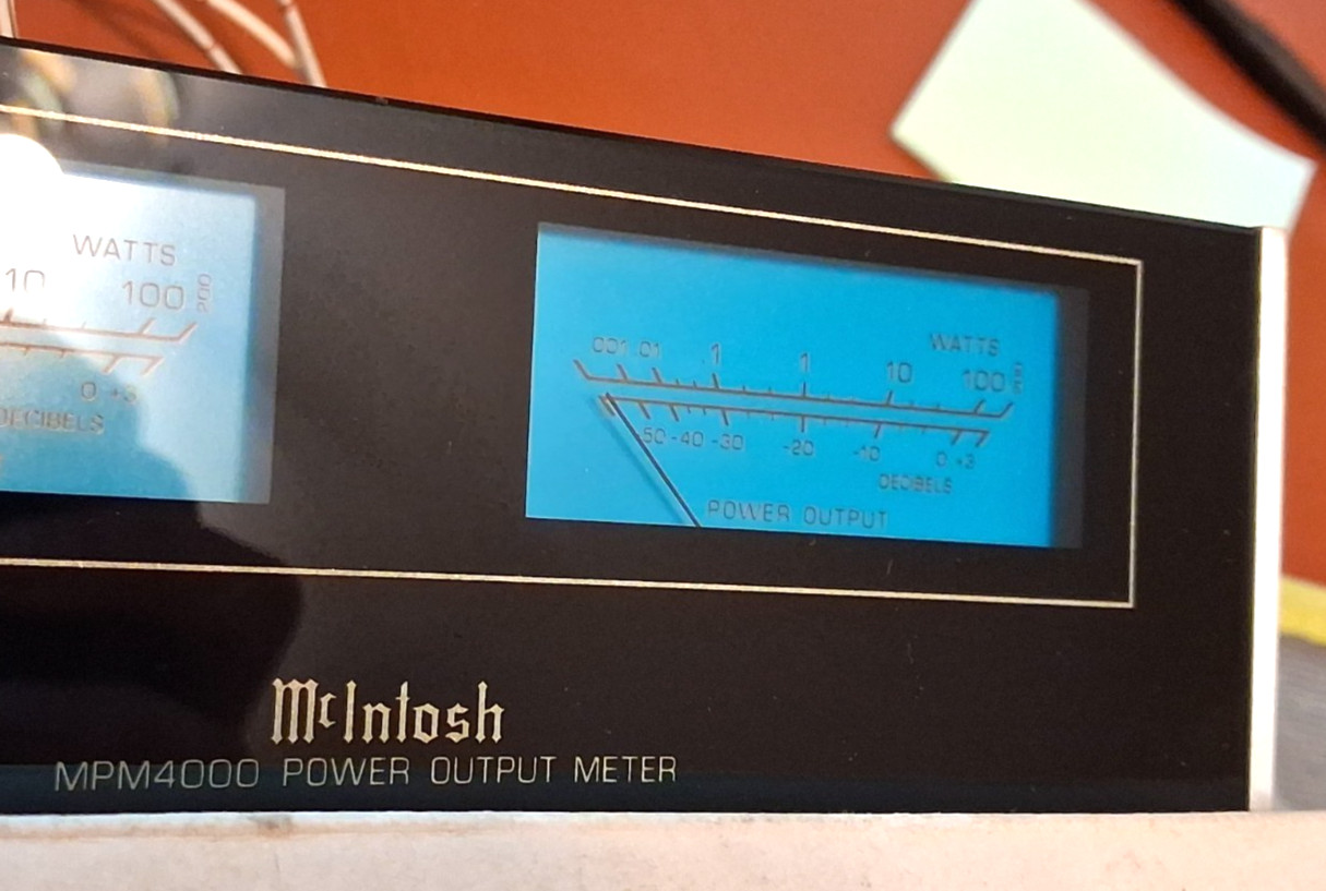 MINT IN BOX OLD SCHOOL MCINTOSH MPM4000 METER TRIM PIECES BRACKETS LAST ONE!