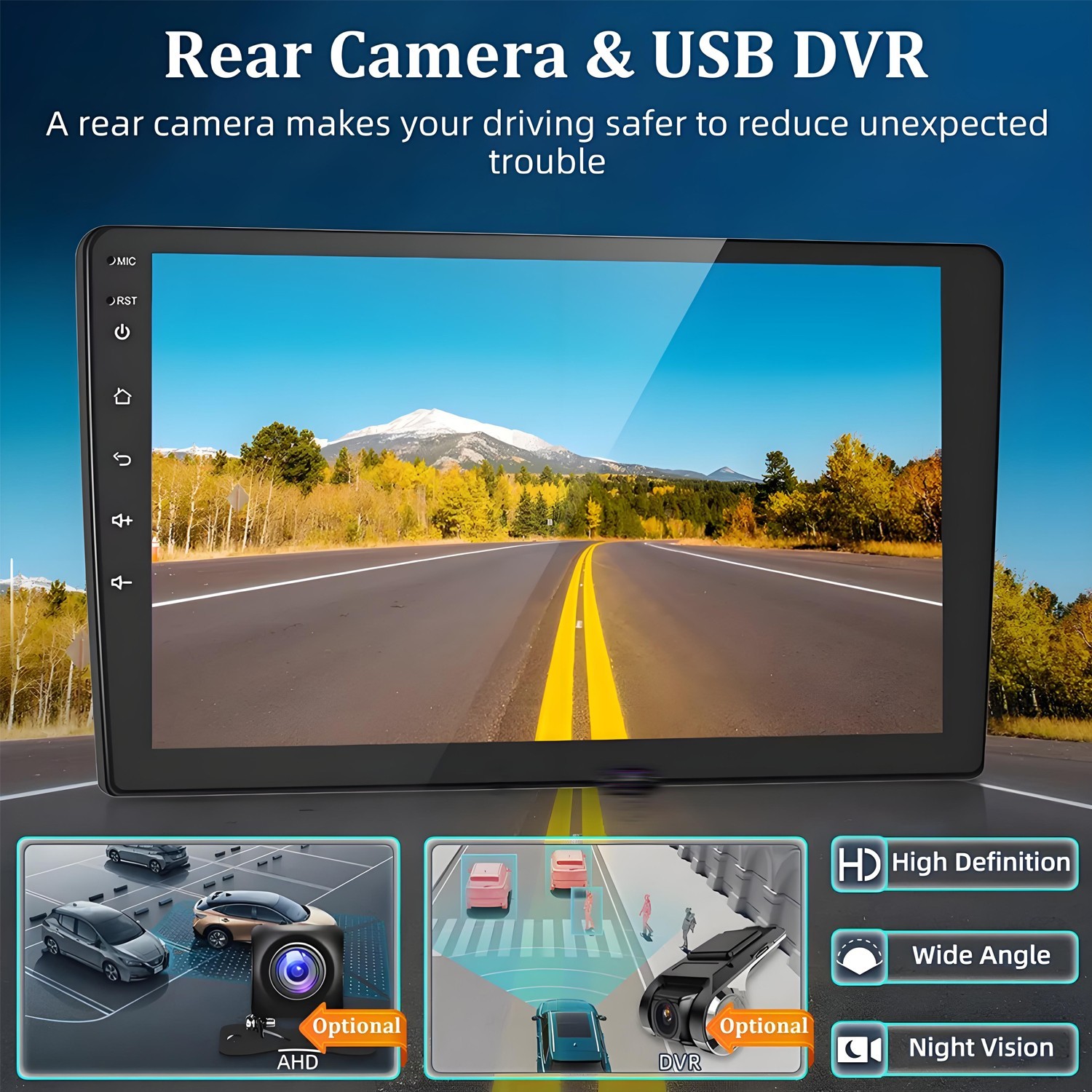 For 2008-2013 Silverado GMC Car Radio Stereo Carplay Wireless SWC