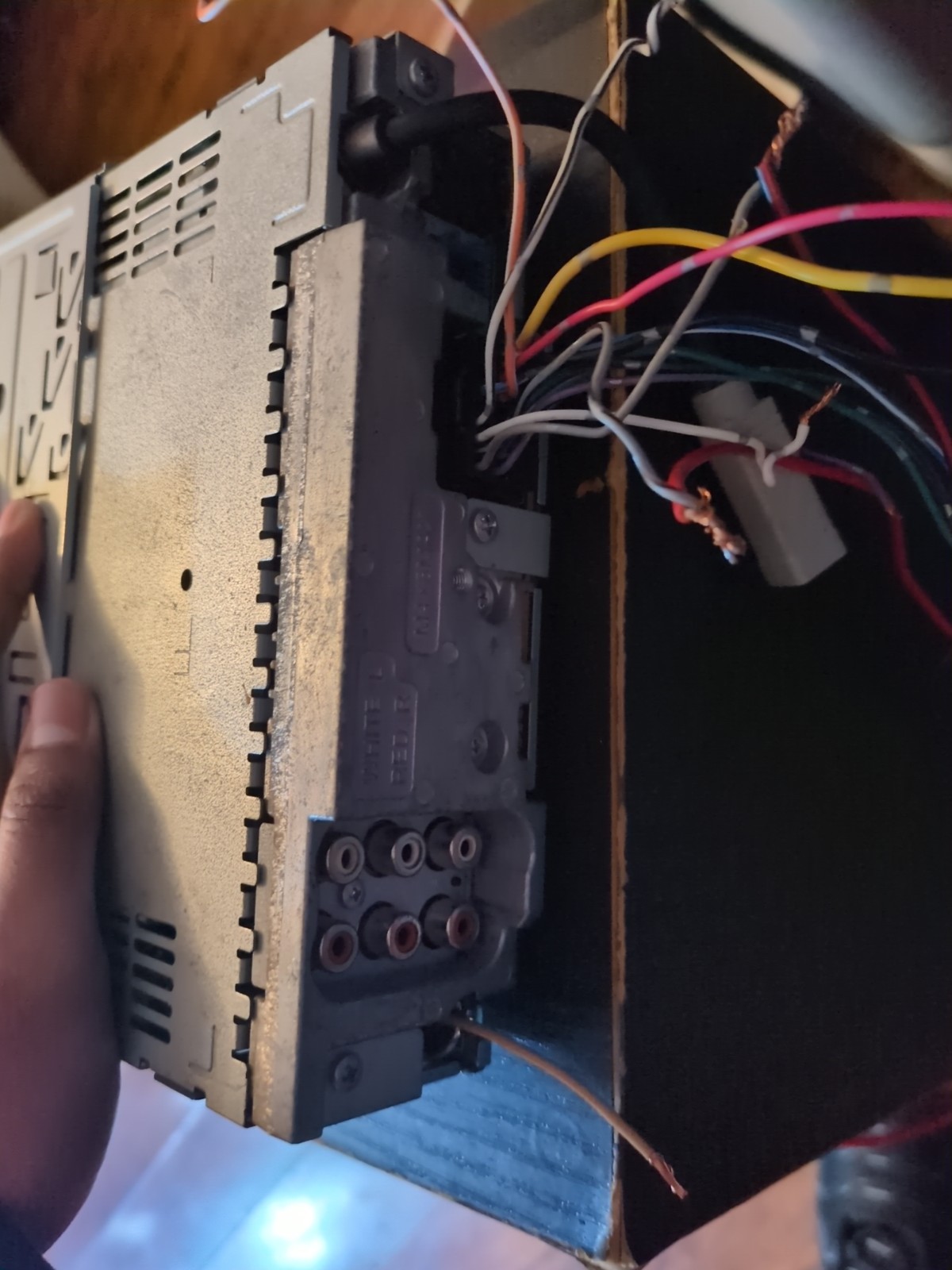 Pioneer Premier DEH-P490iB car audio in-dash unit.