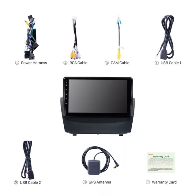 10 1″ android radio stereo For Ford fiesta 2009-2014 gps carplay auto wifi