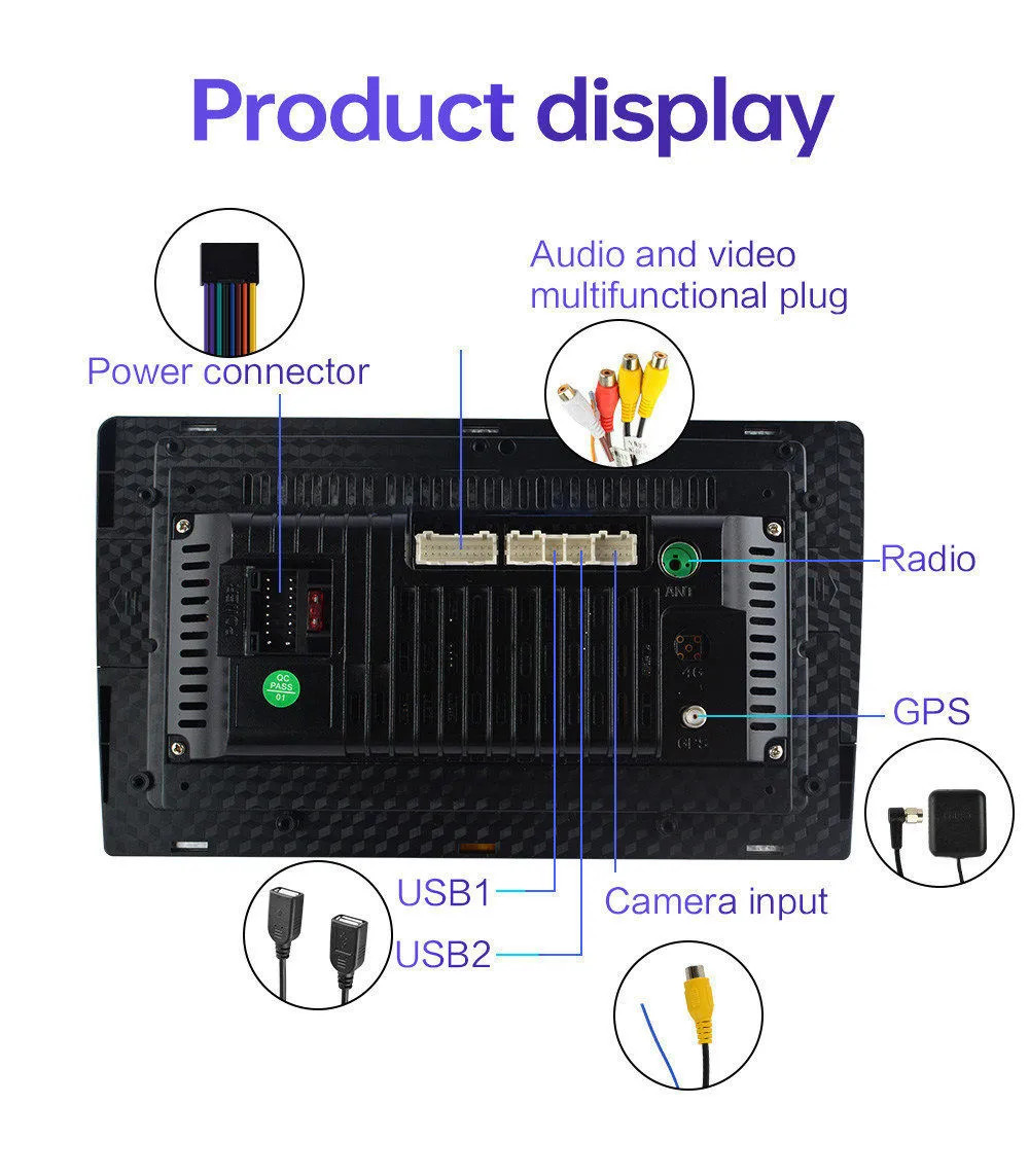 For Subaru Outback Legacy 2004-2009 2Din Android Radio Carplay