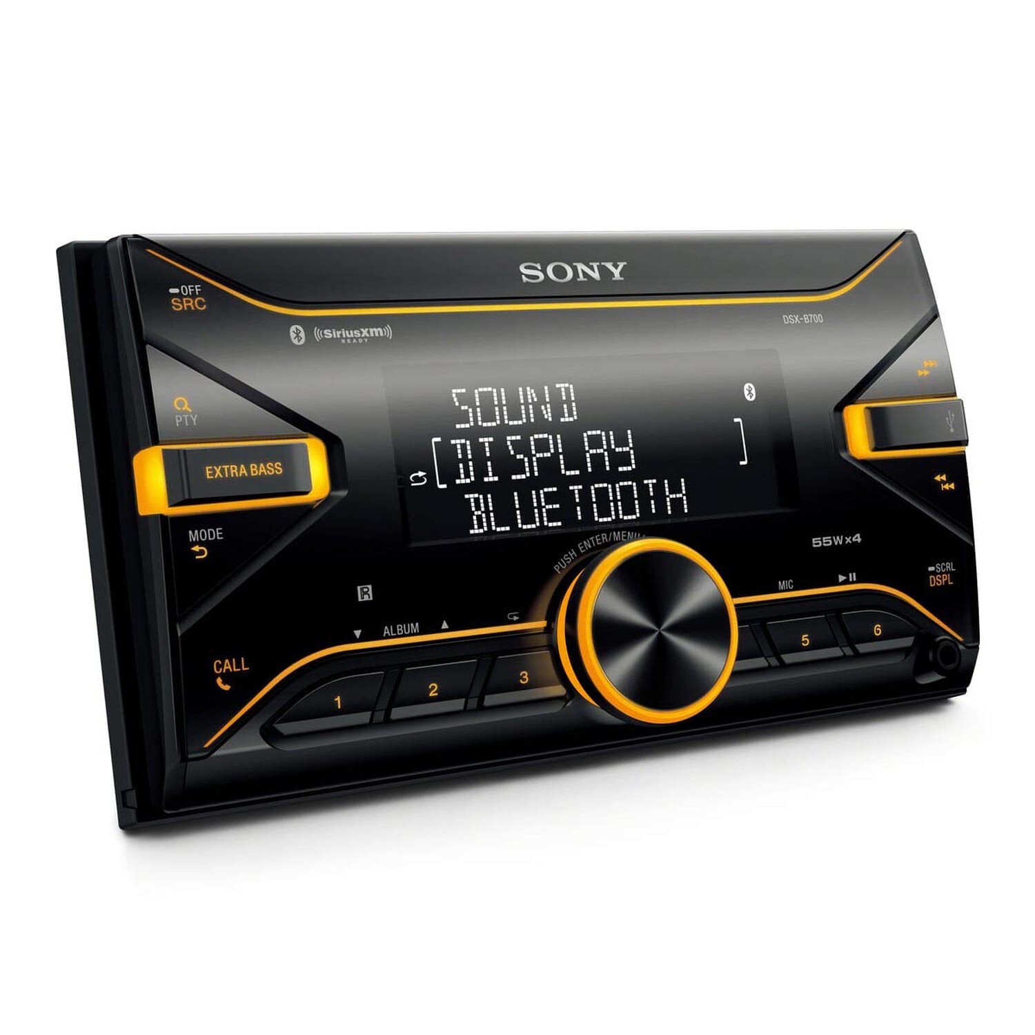 Sony DSX-B700 Single DIN Bluetooth Car Stereo Receiver SiriusXM Ready New
