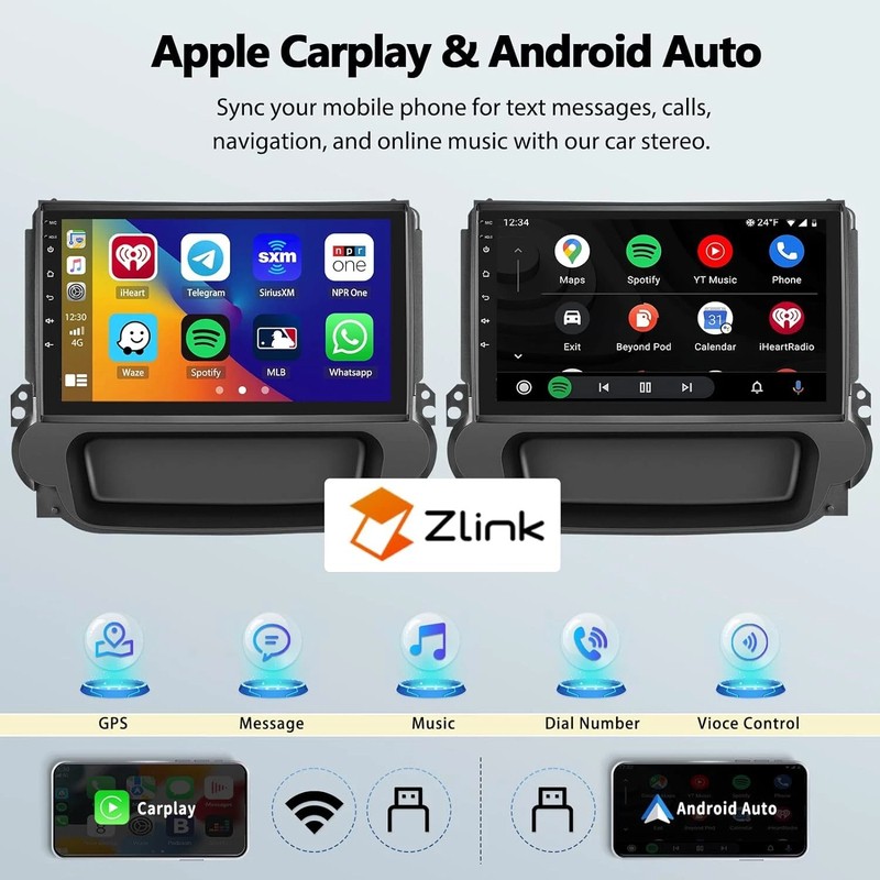 FOR 2012-2014 CHEVROLET MALIBU ANDROID 15 APPLE CARPLAY CAR STEREO RADIO 2+64G