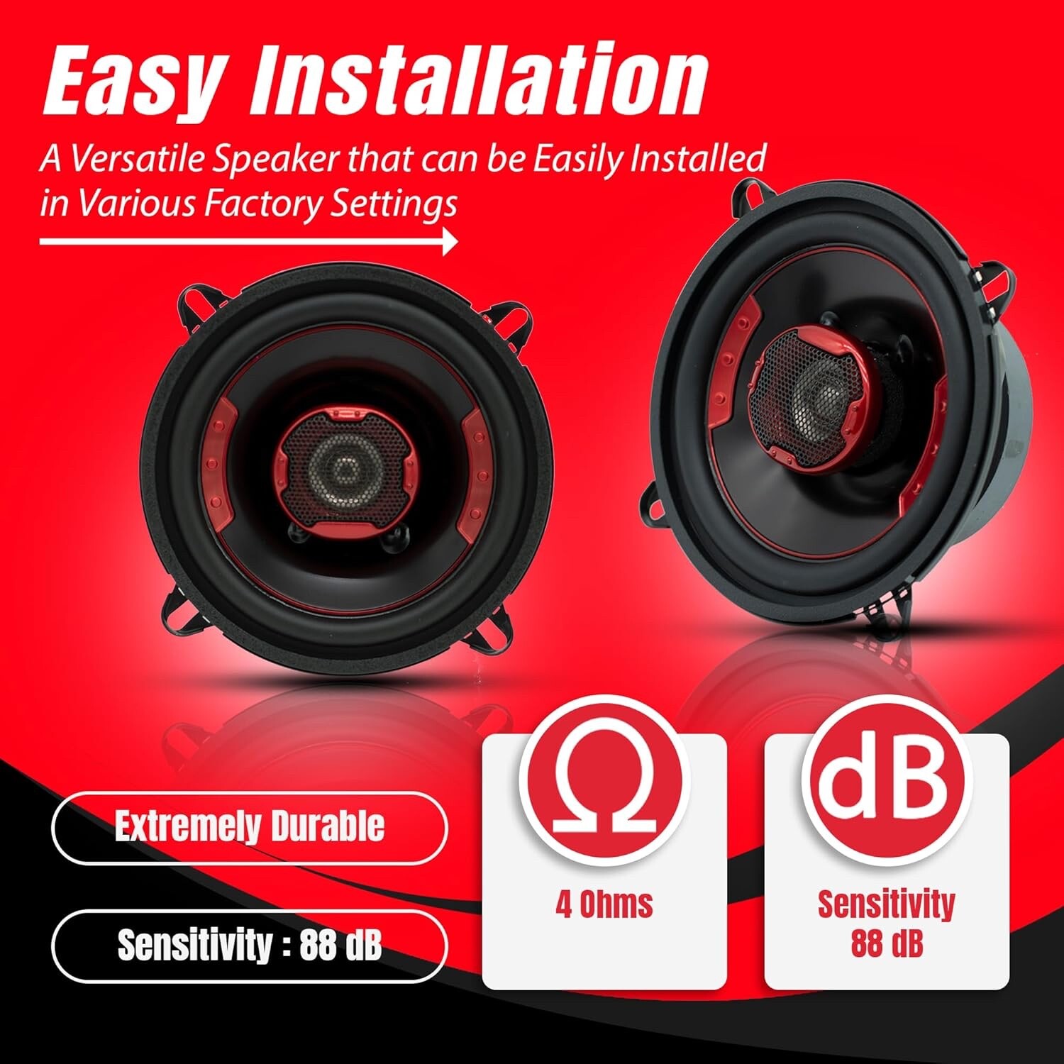 4x MB Quart Factory Speaker Upgrade FOR Dodge Ram Truck 1500 2002-2008